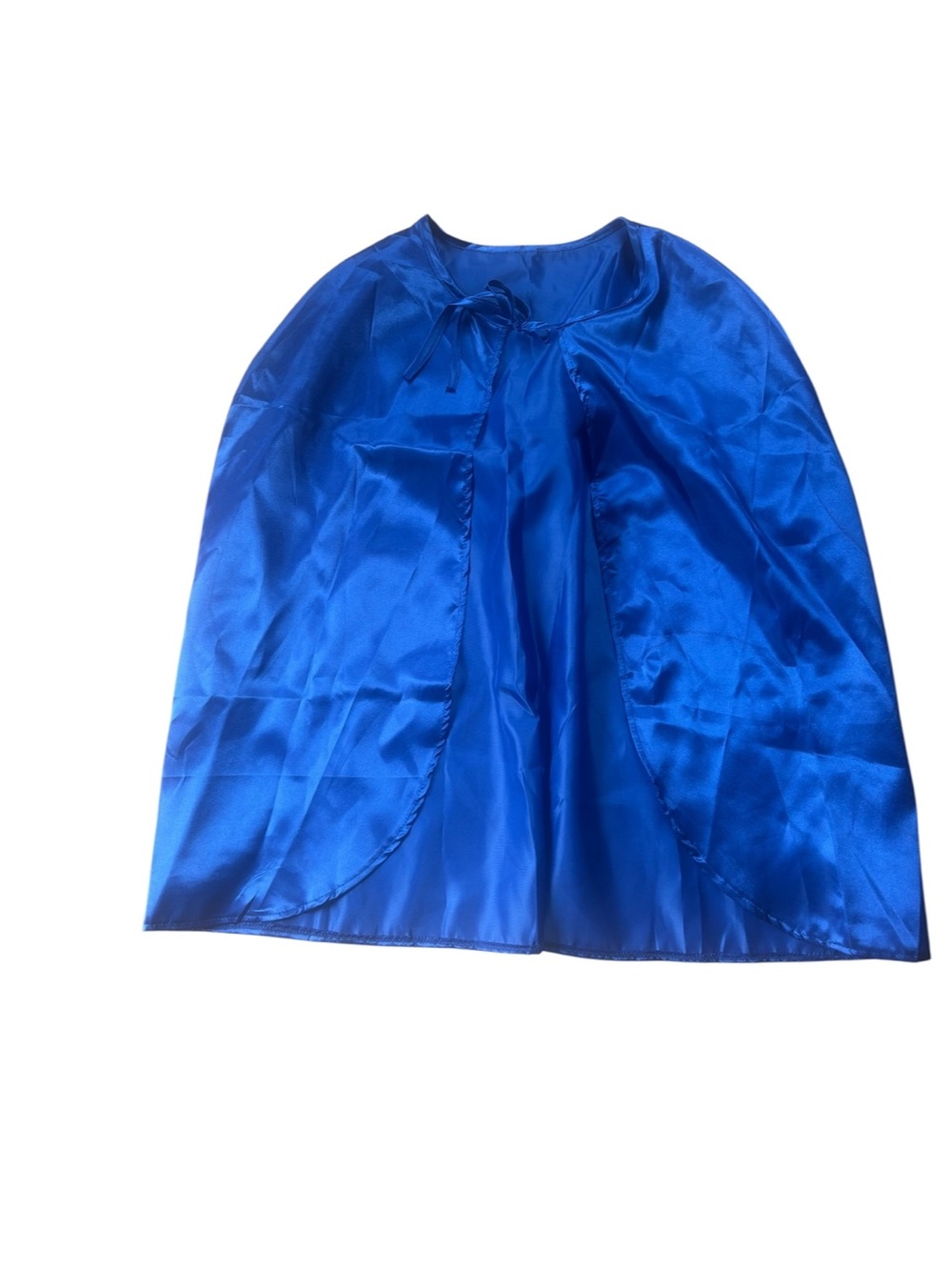Royal Blue Satin like Cape